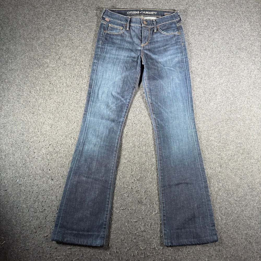 Citizens of Humanity Kelly Low Rise Bootcut Jeans Dark Wash Size 25 001N-001